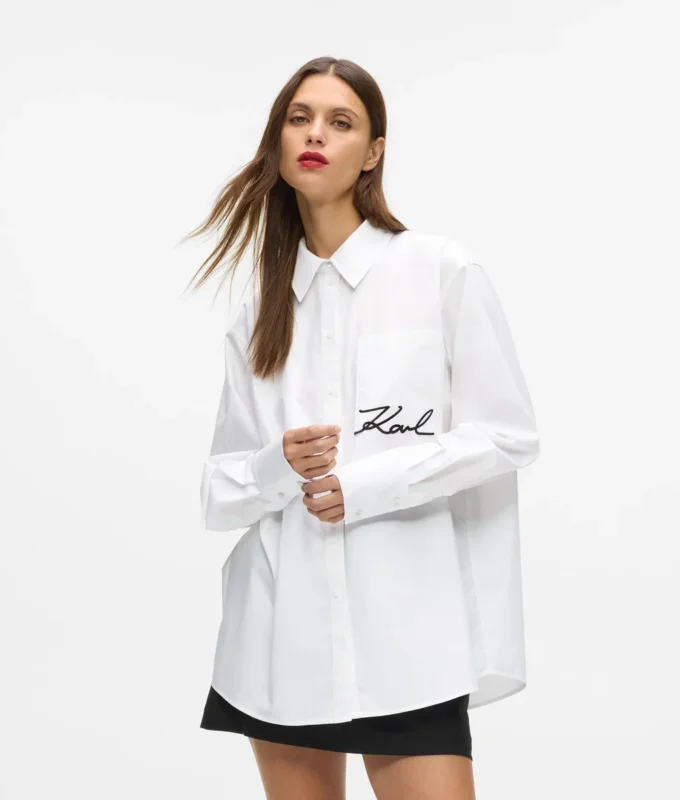Camisa con bolsillo Signature