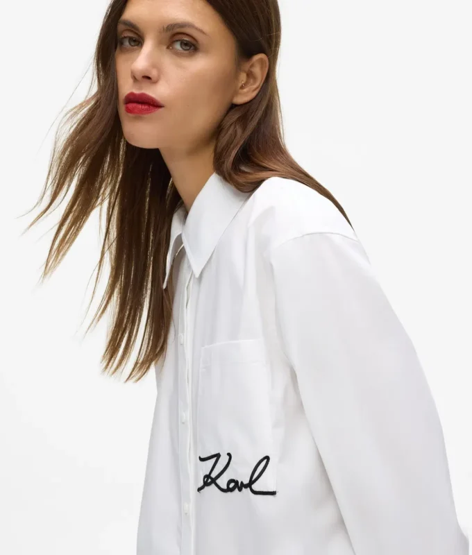 Camisa con bolsillo Signature