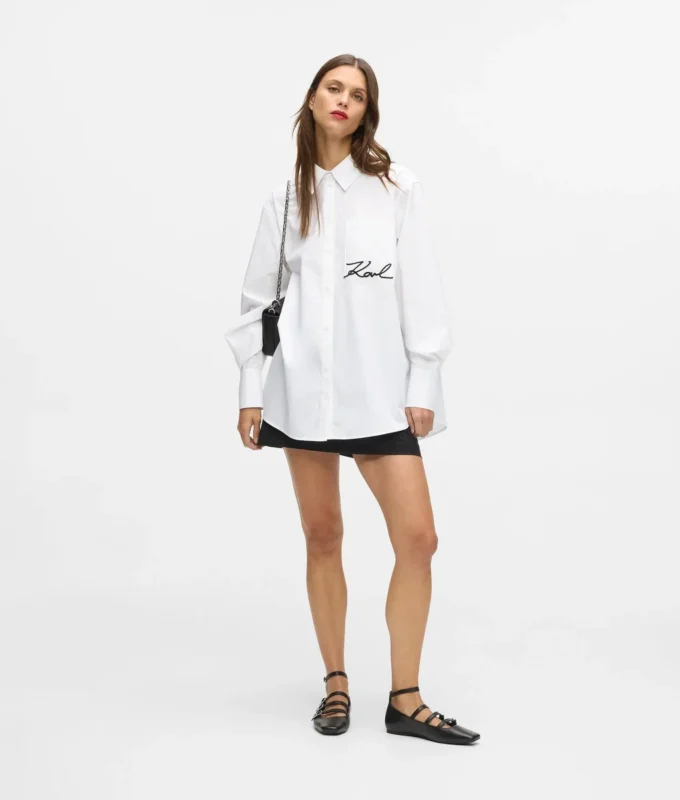 Camisa con bolsillo Signature