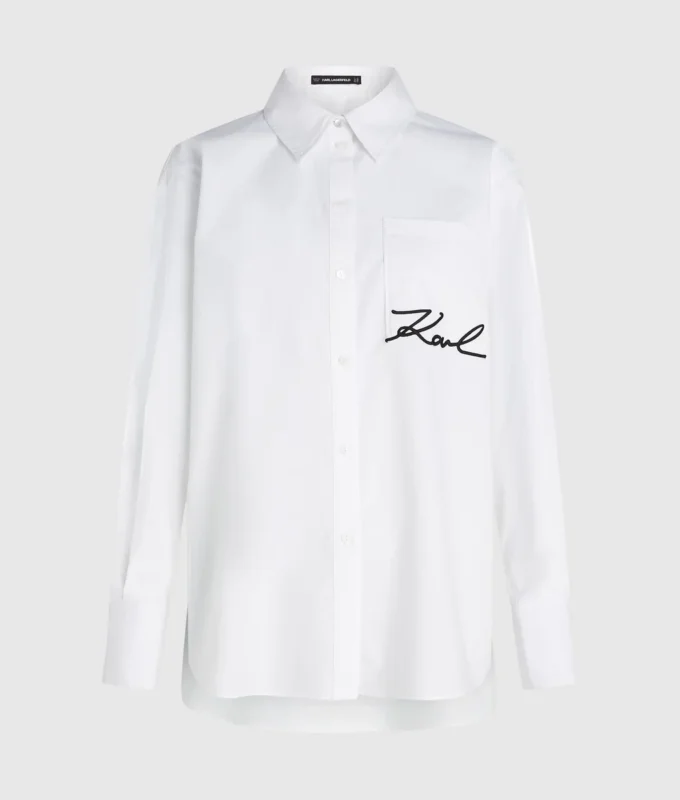Camisa con bolsillo Signature