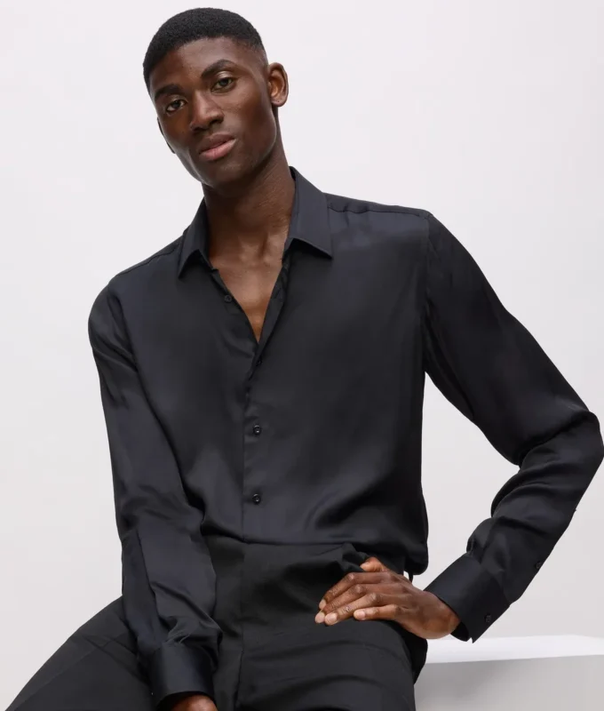 Camisa con bufanda KL Studio