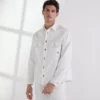 CAMISA CON COSTURAS EN CONTRASTE