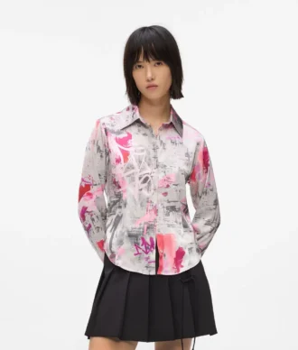 Camisa con estampado integral