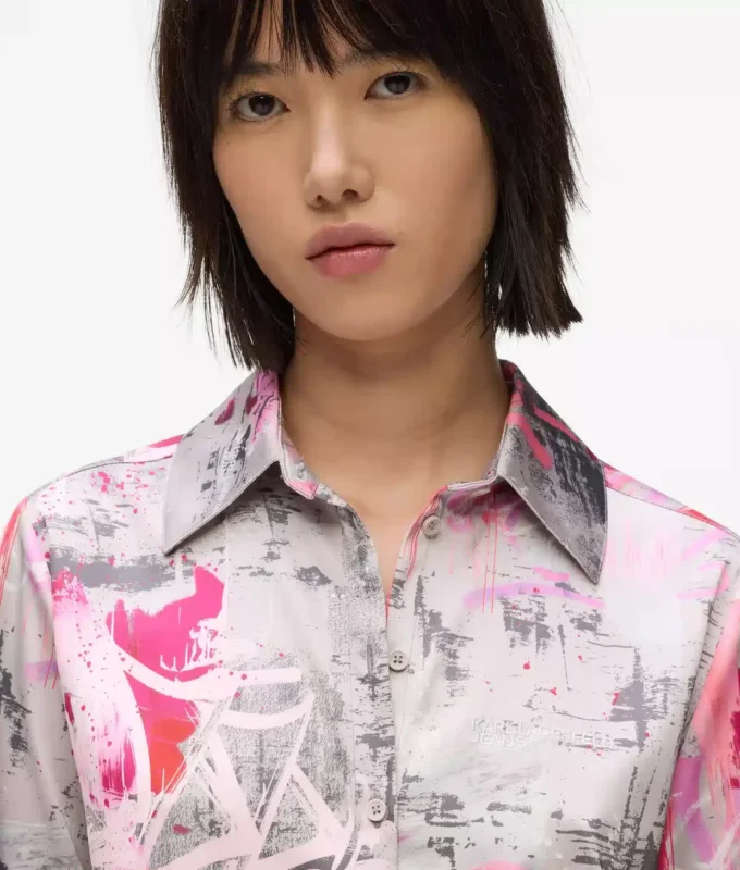 Camisa con estampado integral