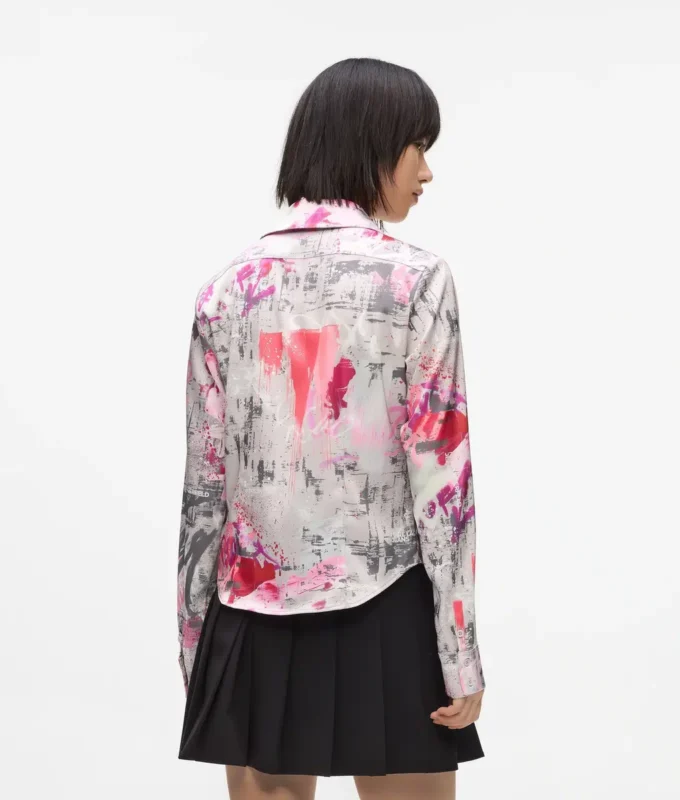 Camisa con estampado integral