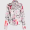 Camisa con estampado integral