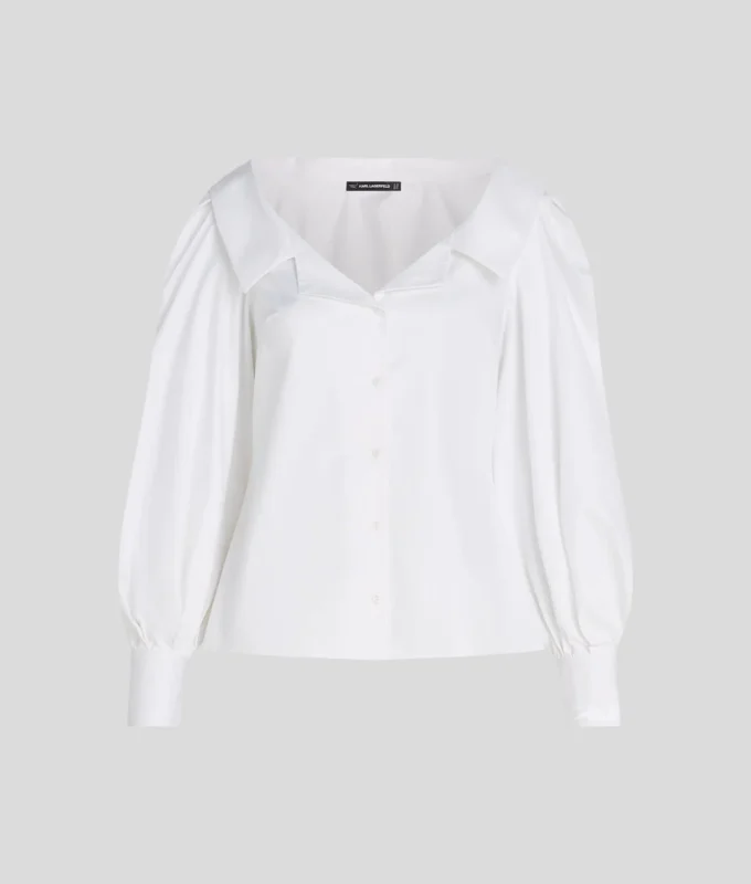 CAMISA CON HOMBROS DESCUBIERTOS