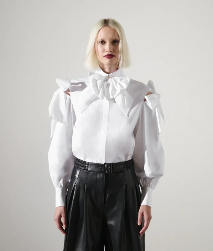 CAMISA CON LAZO KARL STUDIO