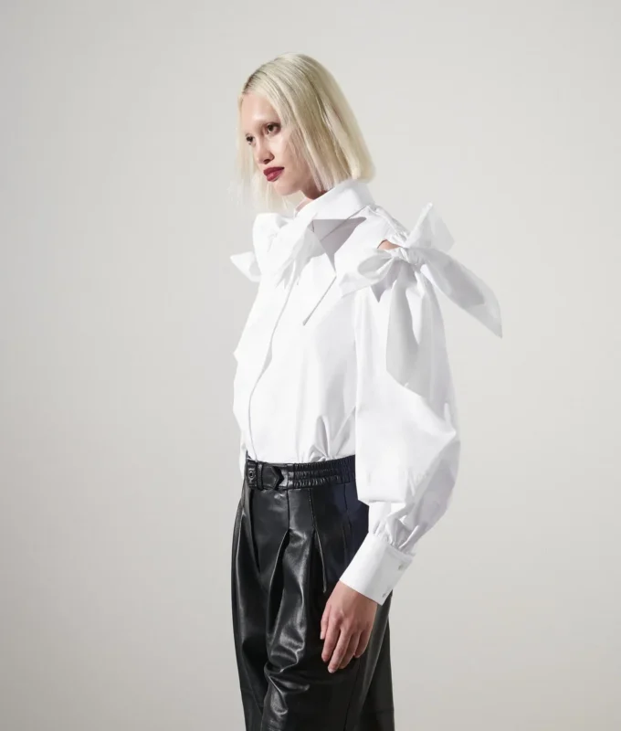 CAMISA CON LAZO KARL STUDIO
