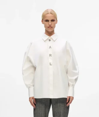 Camisa con letras Karl
