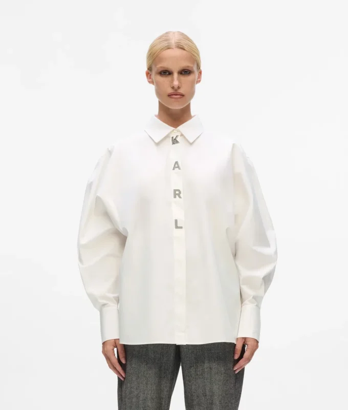 Camisa con letras Karl