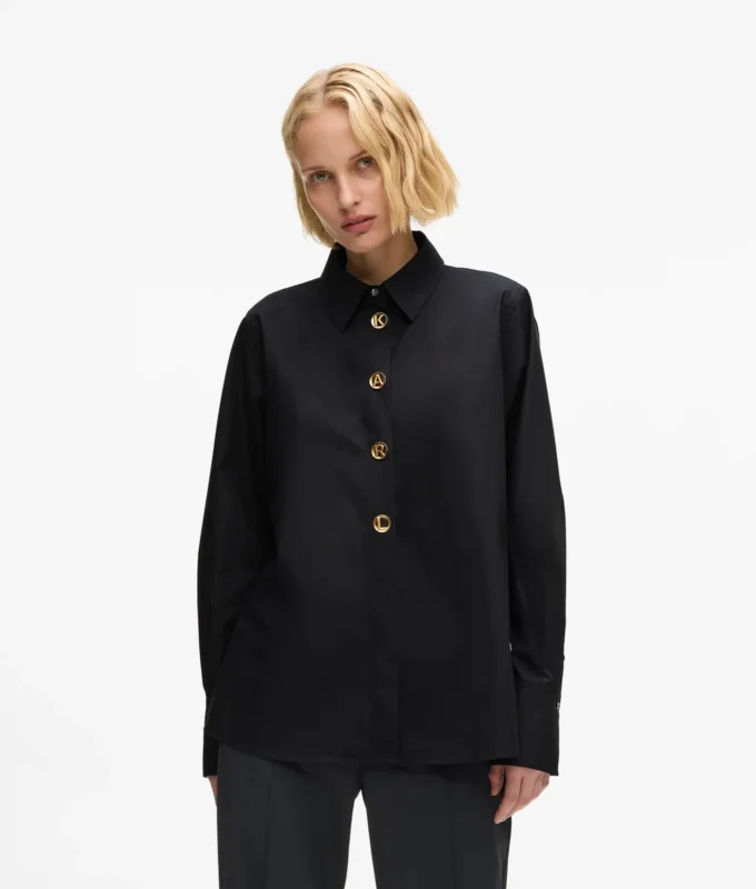 Camisa con letras Karl