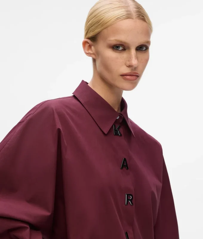 Camisa con letras Karl