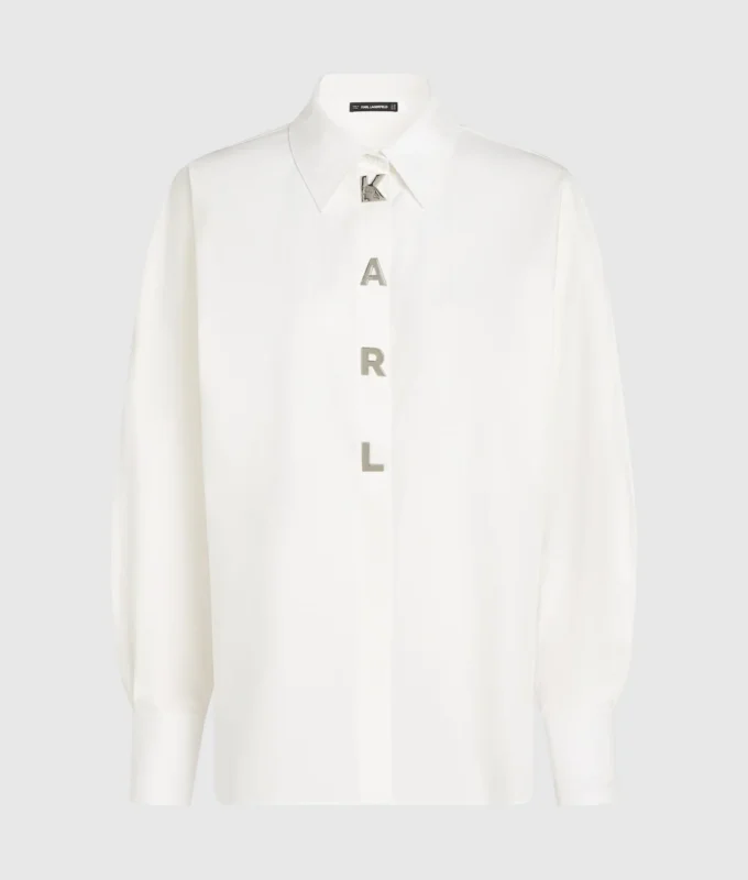 Camisa con letras Karl