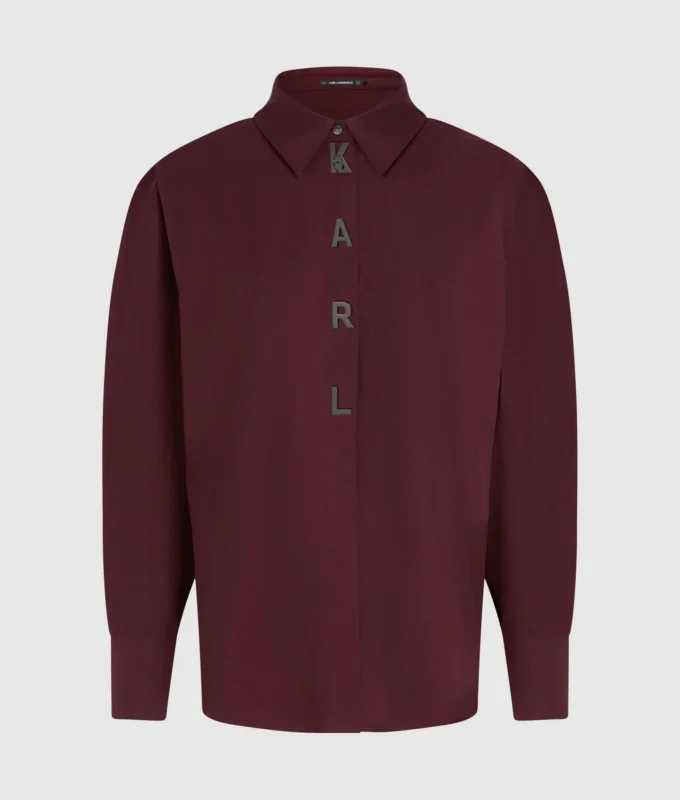 Camisa con letras Karl