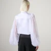 CAMISA CON MANGAS DE SEDA KARL STUDIO