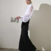 CAMISA CON MANGAS DE SEDA KARL STUDIO