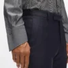 Camisa con puños diagonales