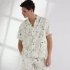CAMISA DE BOLOS CON ESTAMPADO INTEGRAL