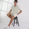CAMISA DE BOLOS CON ESTAMPADO INTEGRAL