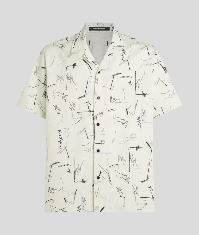 CAMISA DE BOLOS CON ESTAMPADO INTEGRAL