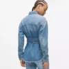 Camisa de denim con cinturón