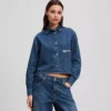 CAMISA DE DENIM DE CORTE CUADRADO