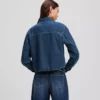 CAMISA DE DENIM DE CORTE CUADRADO
