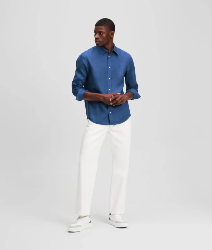 CAMISA DE LINO MONOGRAM