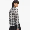 Camisa de malla a cuadros