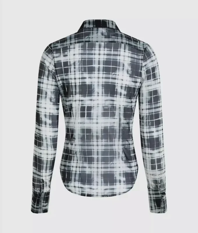 Camisa de malla a cuadros