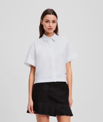 CAMISA DE MANGA CORTA Y SILUETA CUADRADA