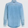 Camisa de manga larga de denim