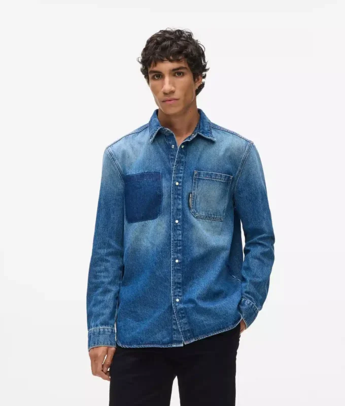 Camisa de mezclilla