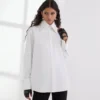 CAMISA DE POPELÍN CON CUELLO DOBLE