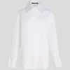 CAMISA DE POPELÍN CON CUELLO DOBLE