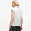 Camisa de popelín con tachuelas
