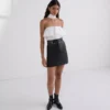 CAMISA DE POPELÍN SIN TIRANTES