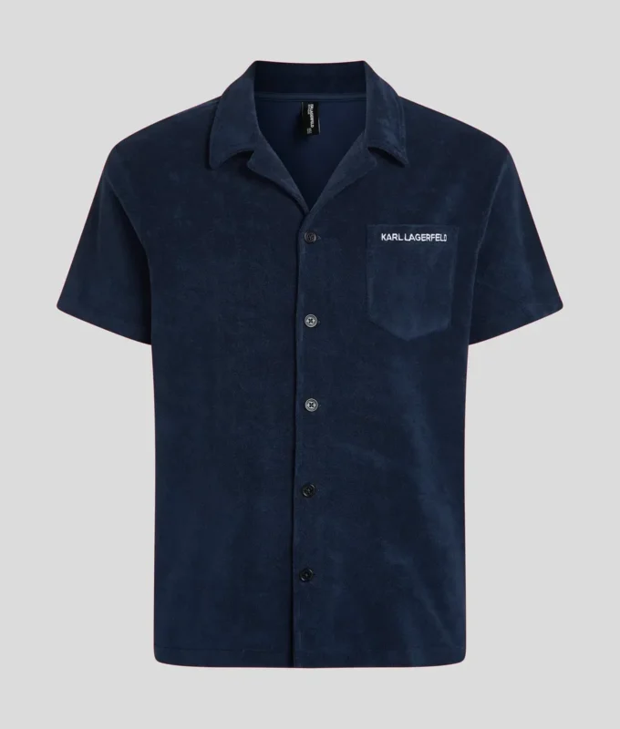 CAMISA DE TOALLA CON LOGOTIPO