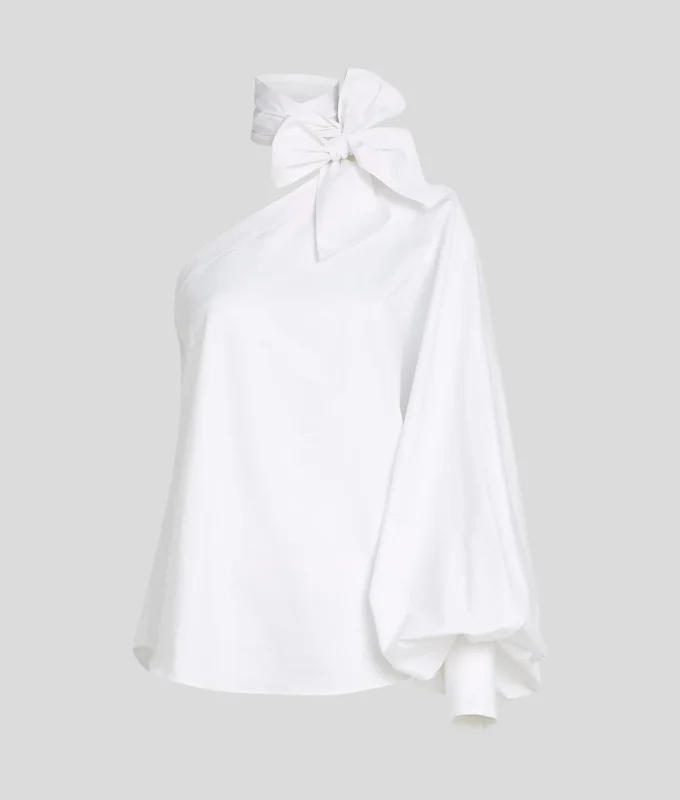 CAMISA DE UNA SOLA MANGA CON LAZO