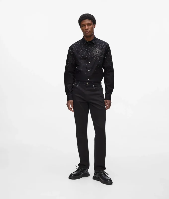 Camisa Degradé con pedrería