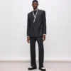 Blazer con ribetes en contraste KL Studio