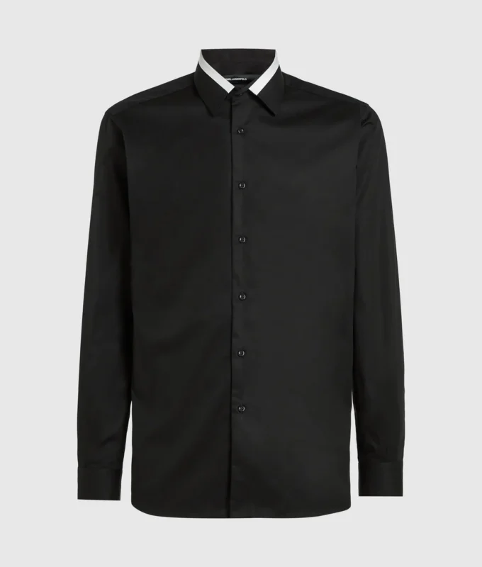 Camisa KL Studio con ribetes en contraste