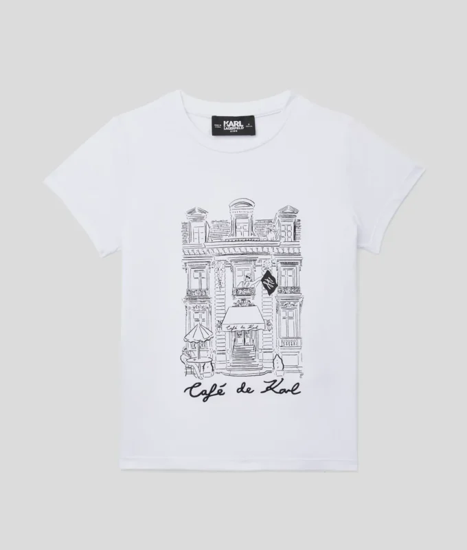 CAMISETA CAFÉ DE KARL PARA NIÑA