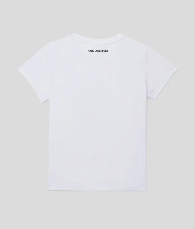CAMISETA CAFÉ DE KARL PARA NIÑA