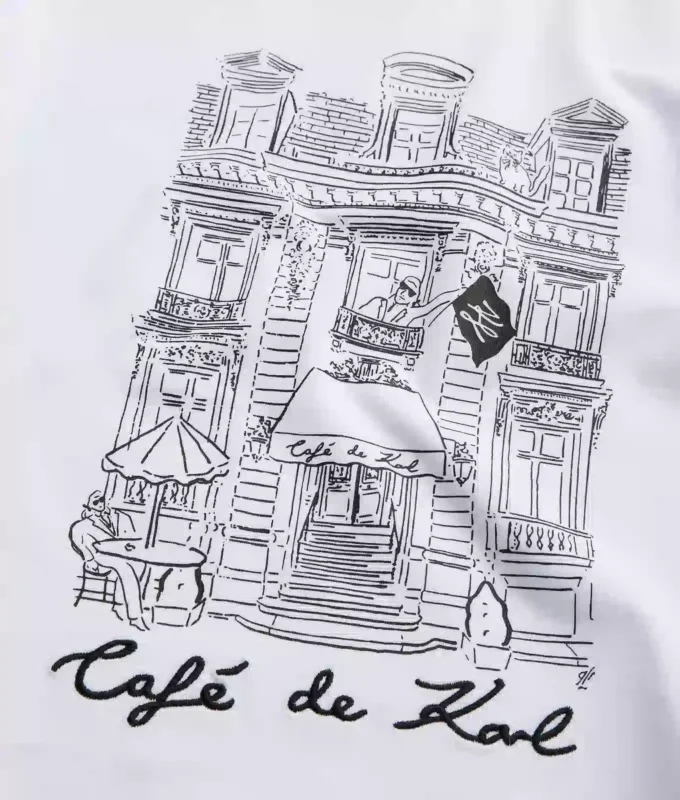 CAMISETA CAFÉ DE KARL PARA NIÑA