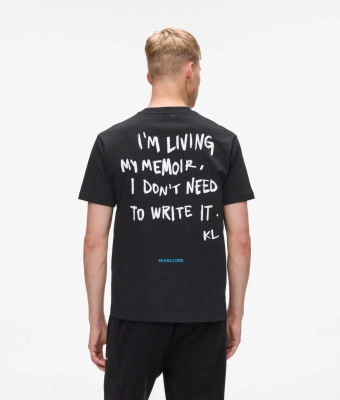 Camiseta con cita de Karl