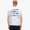 Camiseta con cita de Karl