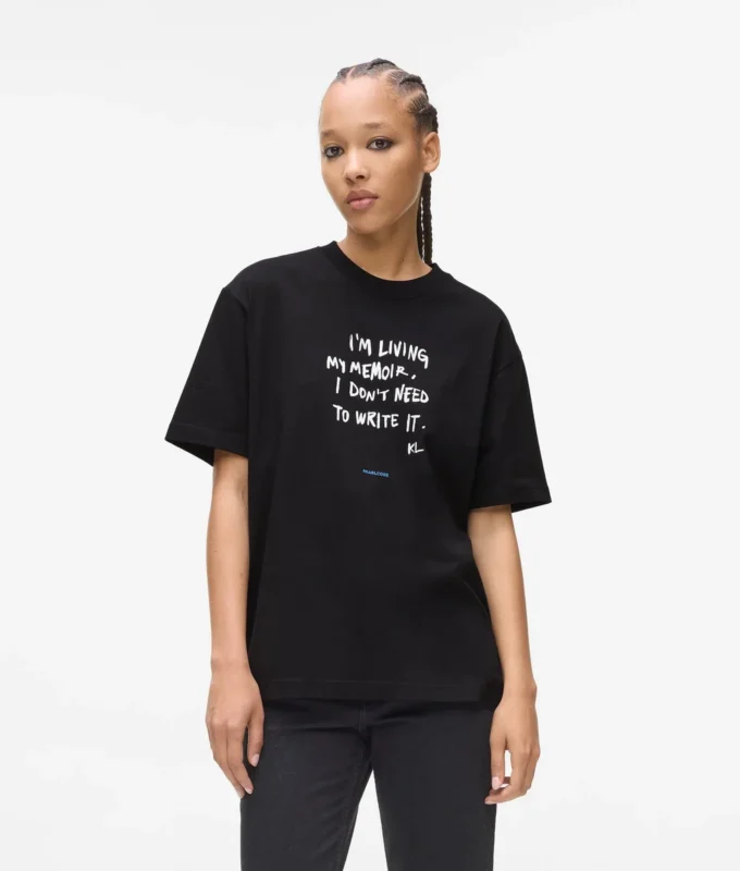 Camiseta con cita de Karl