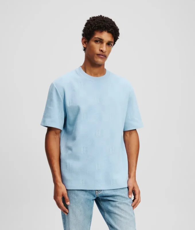 CAMISETA CON CUADROS MONOGRAM